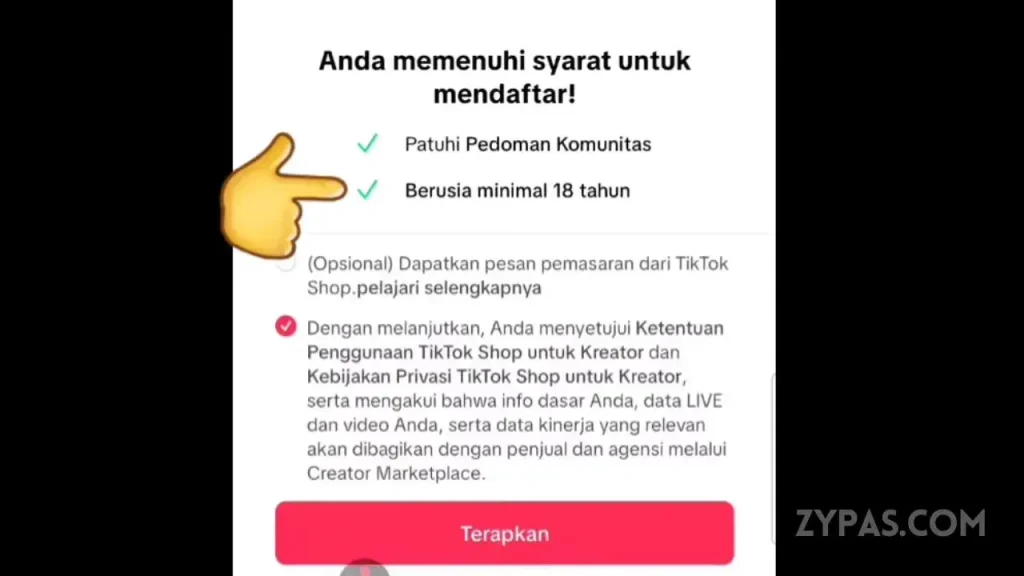 4 Cara Daftar TikTok Affiliate: Tanpa Modal dan Mulai Dapat Komisi 3 Daftar ke TikTok Shop