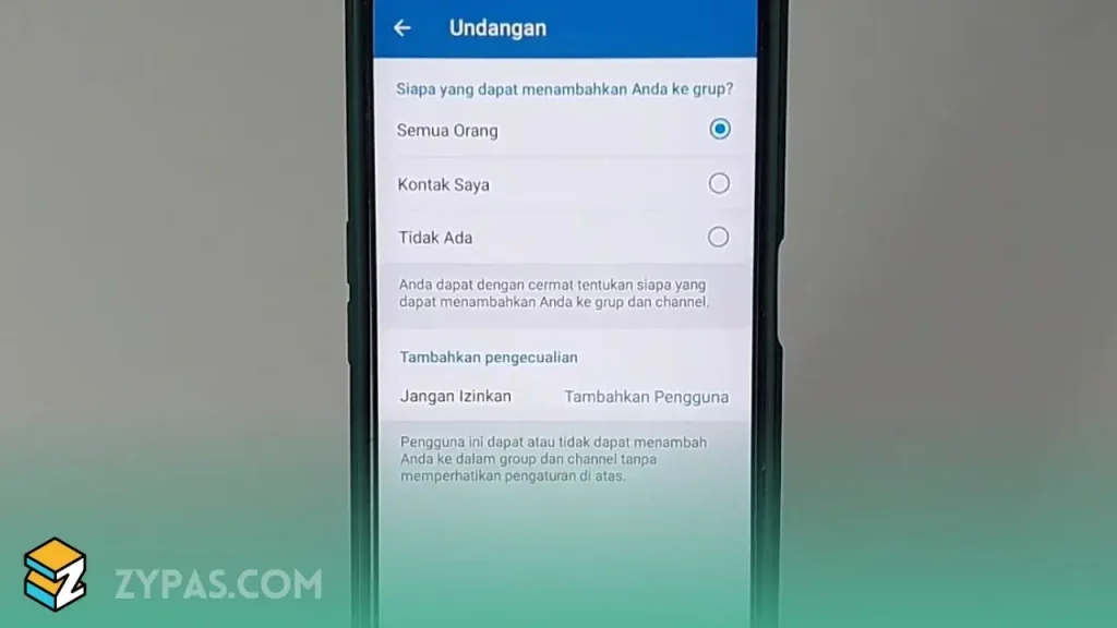 Lebih Aman, Ini Cara Agar Tidak Dimasukkan ke Grup Telegram Secara Acak 1 Lebih Aman Ini Cara Agar Tidak Dimasukkan ke Grup Telegram Secara Acak